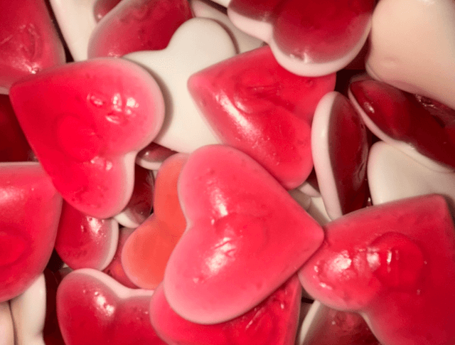 COEUR RED LOVE HARIBO 100g