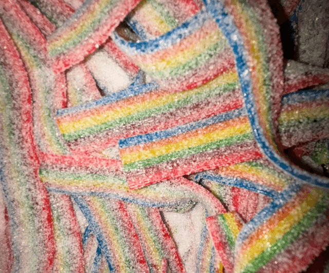 10 BANDEAUX ARC-EN-CIEL PIK 